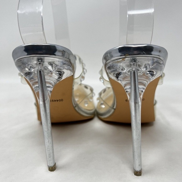 Olivia Ferragamo Transparent Pvc Crystal Mule Sandal 8 - Picture 5 of 13